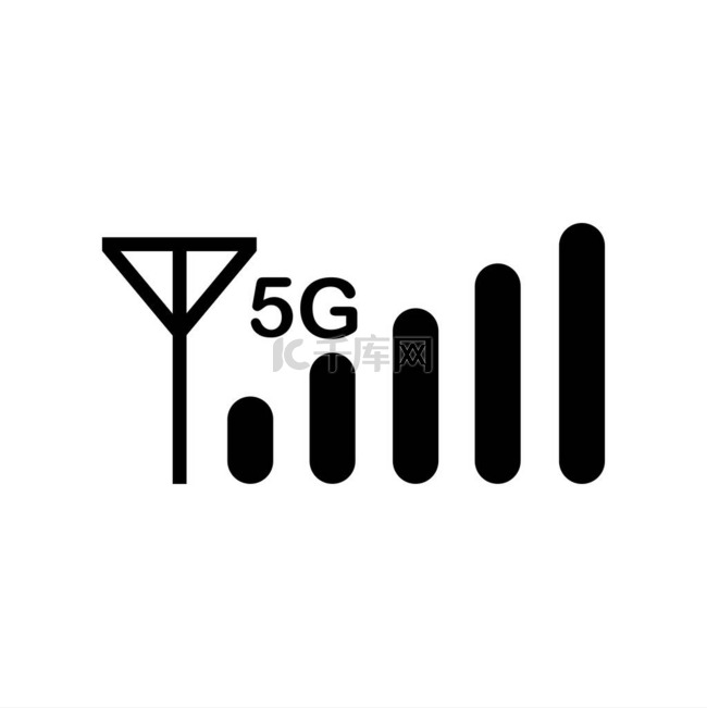 Signal Icon Vector flat design style素材图片免费下载-千库网