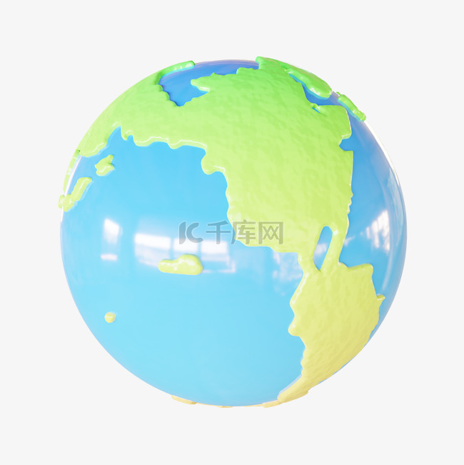 3D地球C4D地理全球