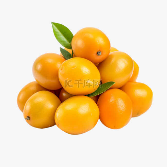 卡通手绘水果果实橙子