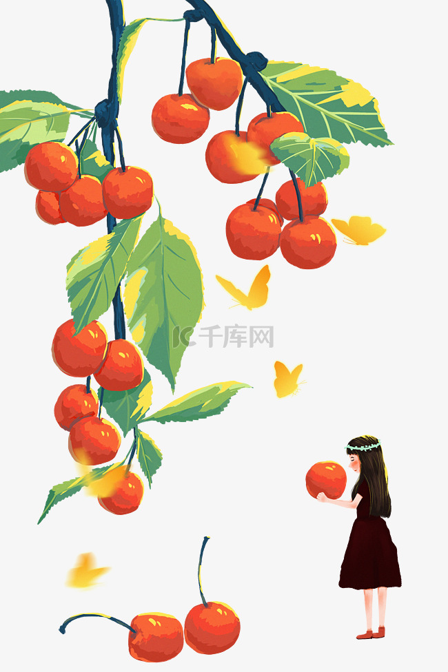 夏至夏天水果樱桃