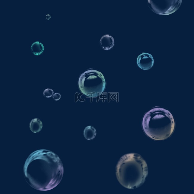 彩色水泡泡