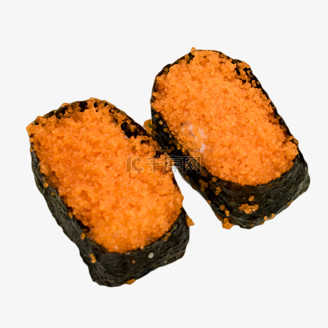 食物鱼籽寿司
