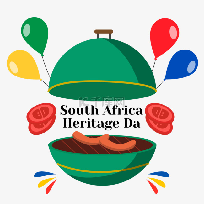 南非遗产日烤架气球
