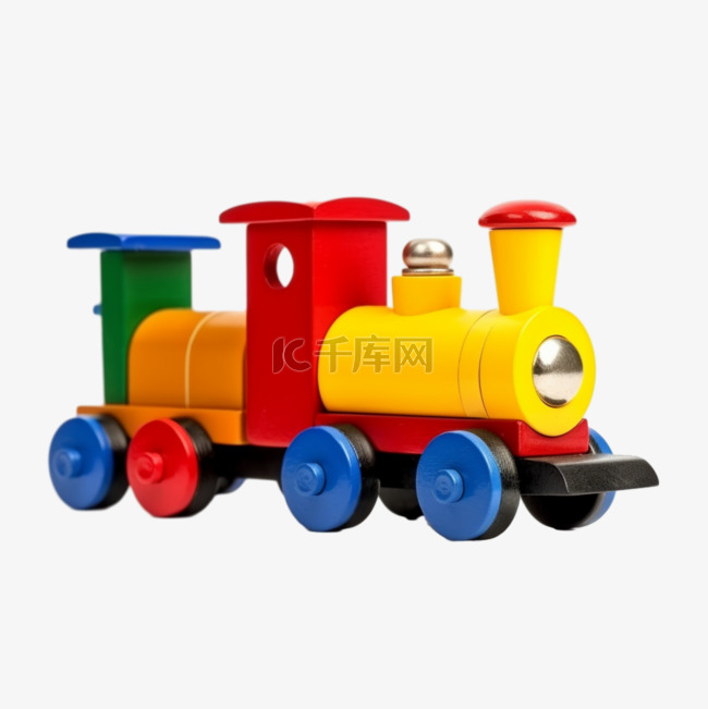 卡通手绘儿童玩具火车