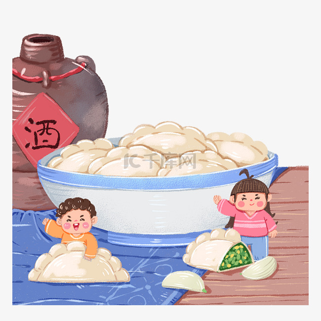 立冬大雪小雪冬至吃饺子