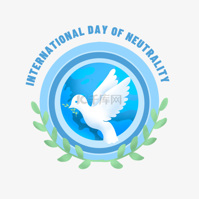 和平鸽蓝色国际中立日