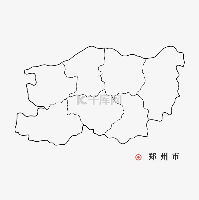 河南郑州地图