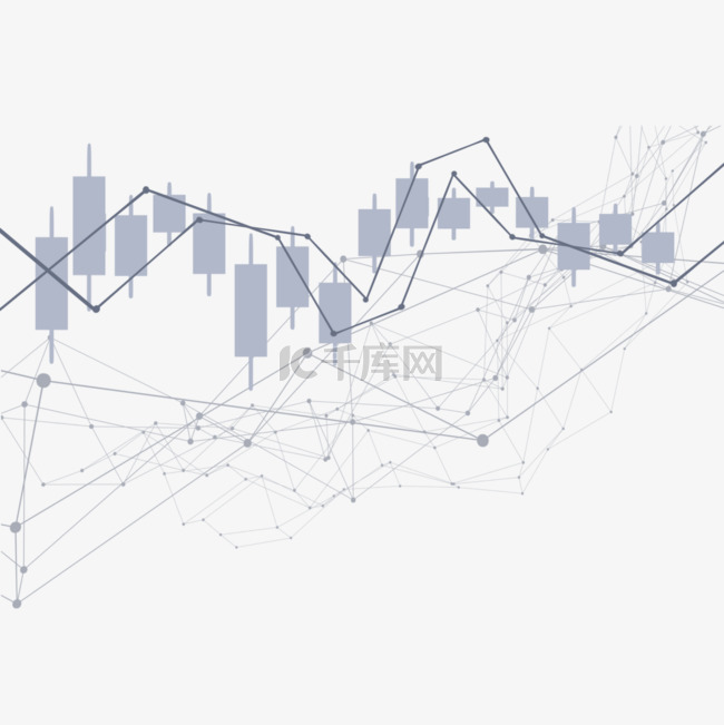 股票k线图上升趋势商业投资市场