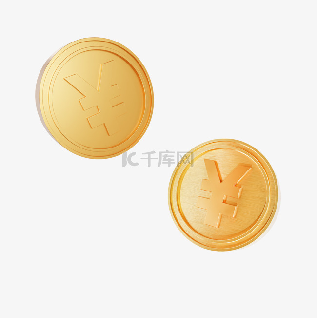 3DC4D立体金币硬币