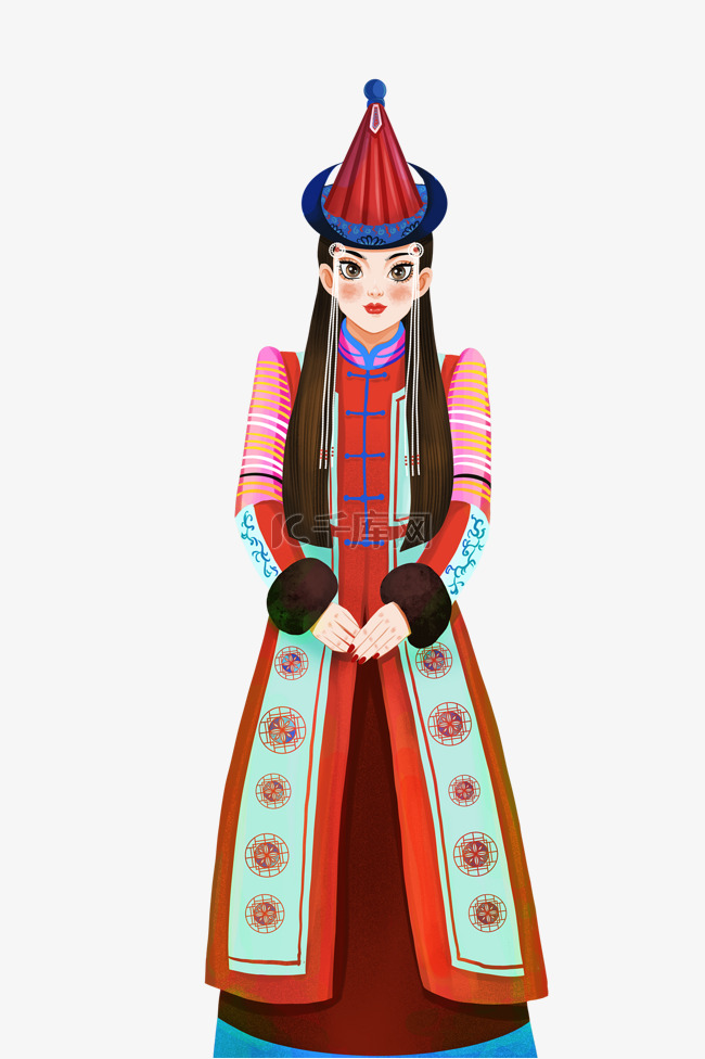 少数民族蒙古族美女