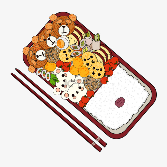 主妇智慧日本可爱饭盒