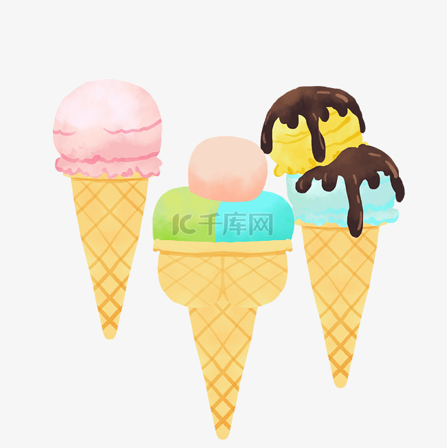 夏日冷饮冰淇淋甜食