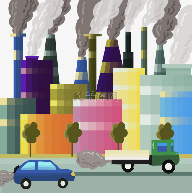 有毒气体排放污染工业废气