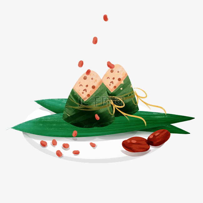 端午节习俗红枣粽子