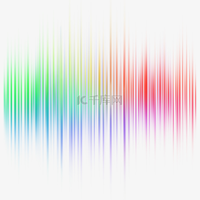 彩虹光纤抽象风格