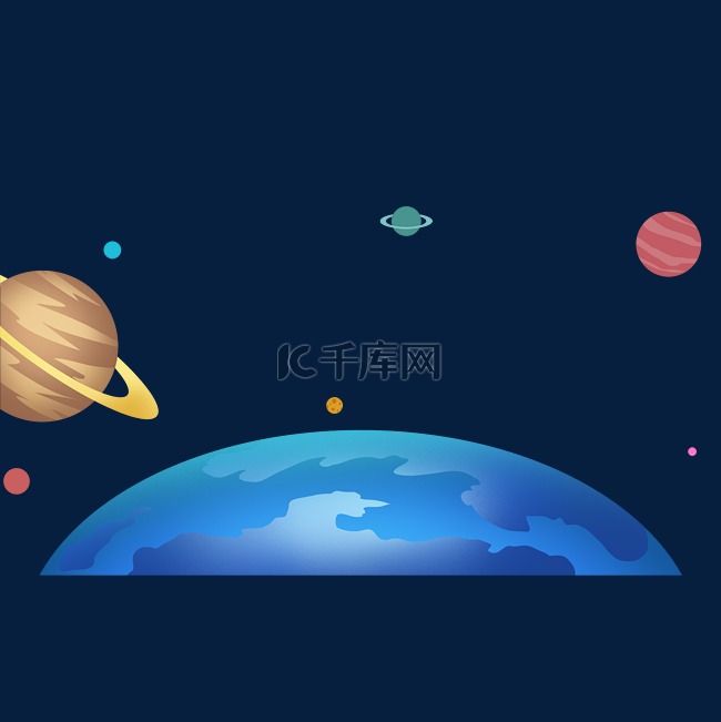 中国航天日航天星空浩瀚地球星球