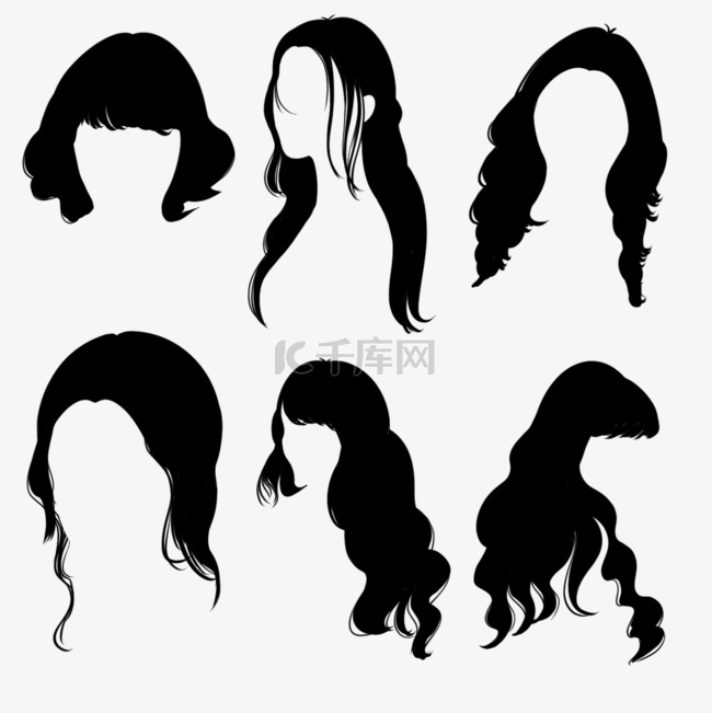 女生各种发型组合