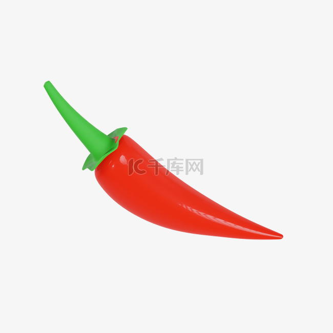 3DC4D立体蔬菜红辣椒
