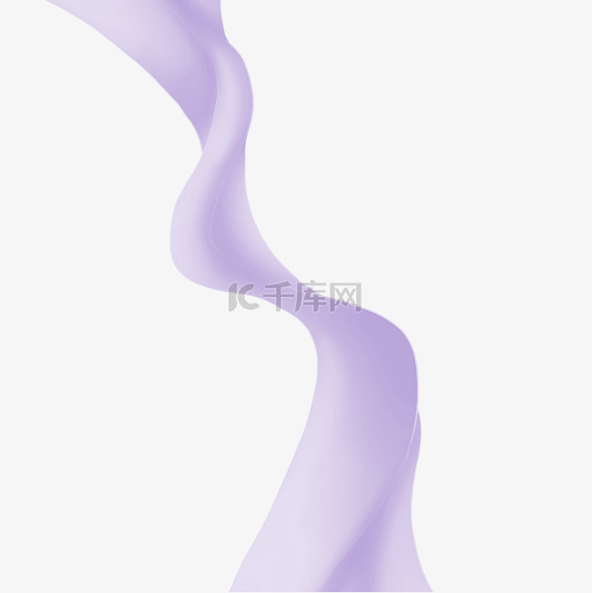 美妆紫色半透明丝绸丝带