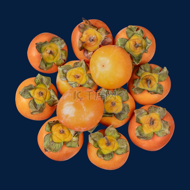 水果甜柿子鲜果