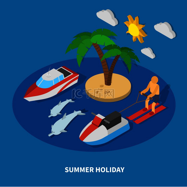 暑假等距组合与机动游艇、摩托艇