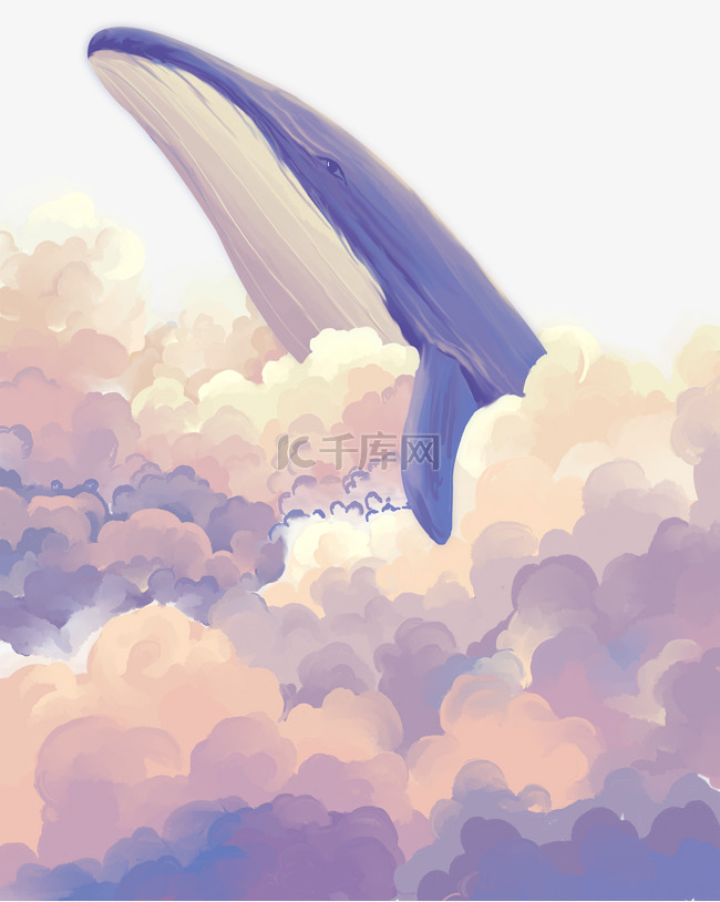 鲸鱼动物云朵