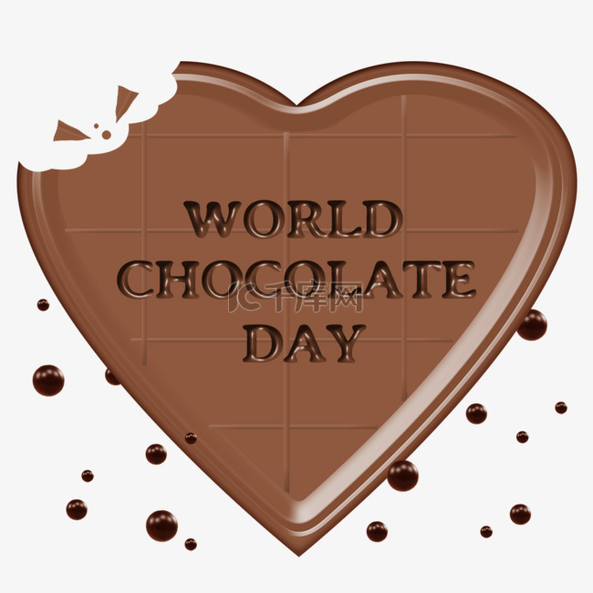 爱心巧克力世界巧克力日