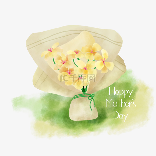 母亲节黄色花束礼物