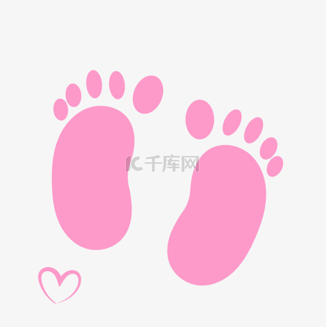 新生儿的脚印
