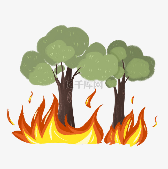 森林火灾自然灾害
