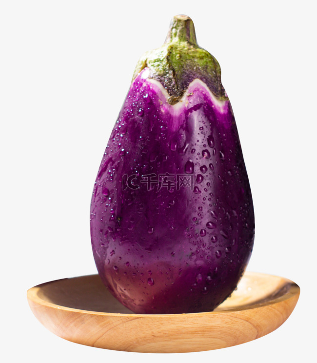 蔬菜茄子紫色新鲜茄子