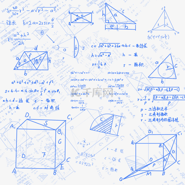 教育培训学科底纹