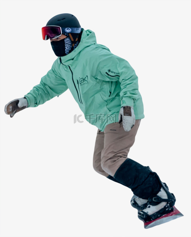 冬季滑雪人物运动