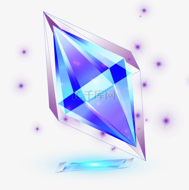 霓虹光效钻石创意
