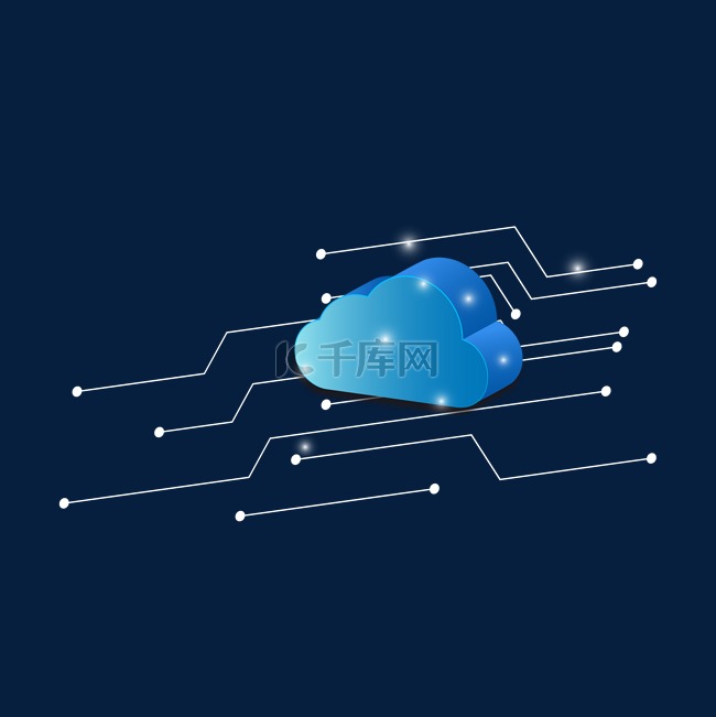 蓝色科技云数据云储存云端大数据
