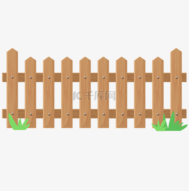 木制栅栏围栏篱笆