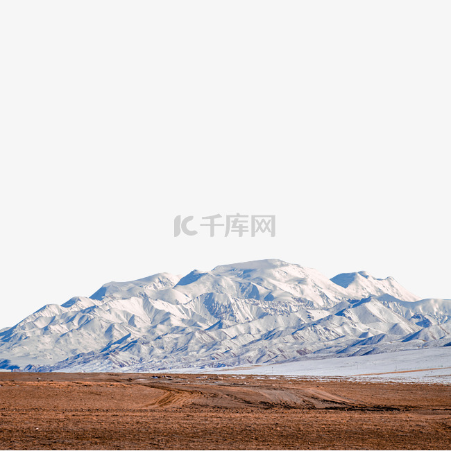 青海果洛藏族自治州的草地雪山