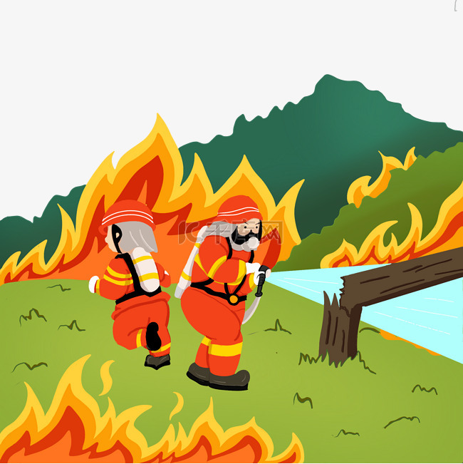 森林防火小心着火