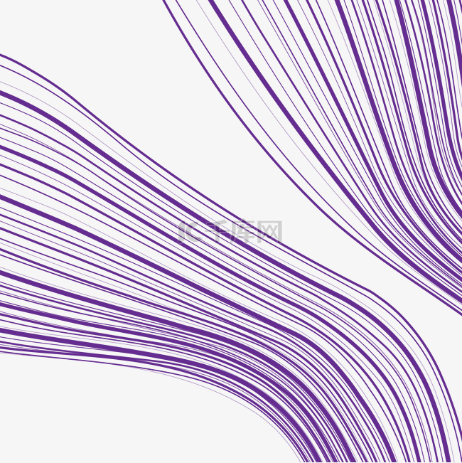 抽象线条背景底纹曲线紫色