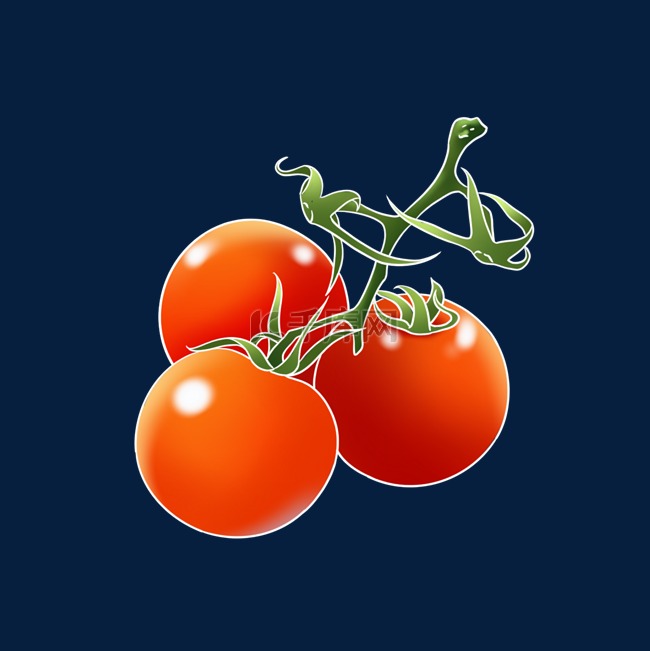 国潮蔬菜水果西红柿