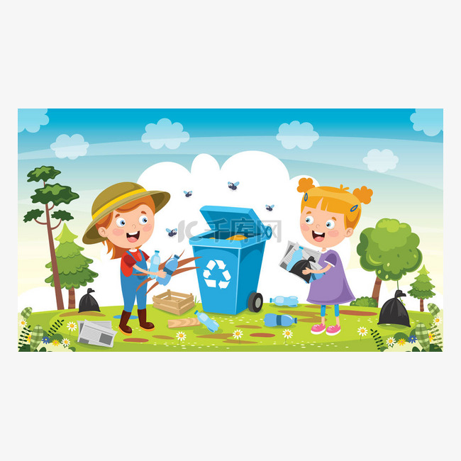 幼儿清洁及循环再用垃圾