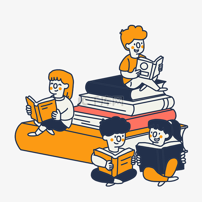 学生阅读读书