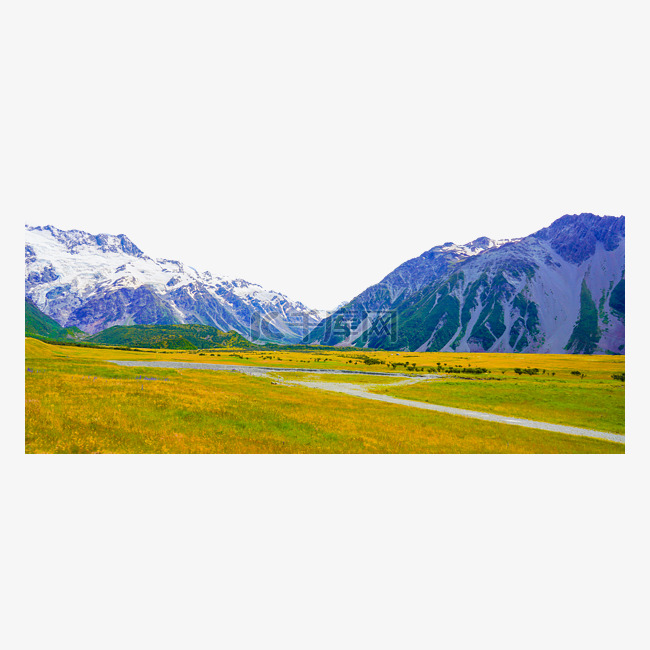 雪山草原库克山