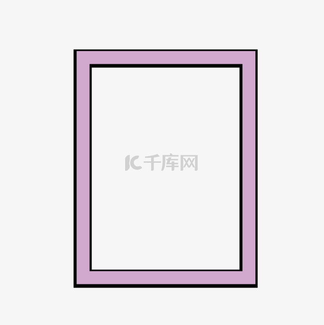 紫色简单框架边框纹理