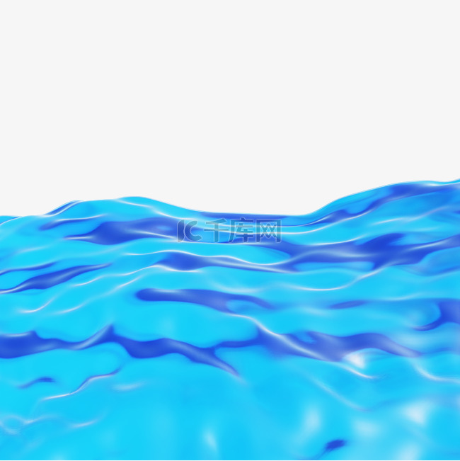 3DC4D立体水纹水花水面