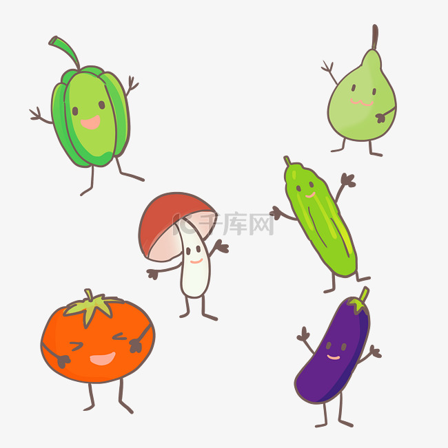拟人蔬菜水果