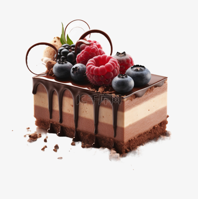 实拍蛋糕甜品美食食物摄影图