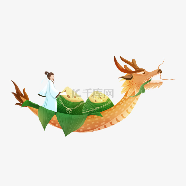 端午节龙舟粽子传统节日
