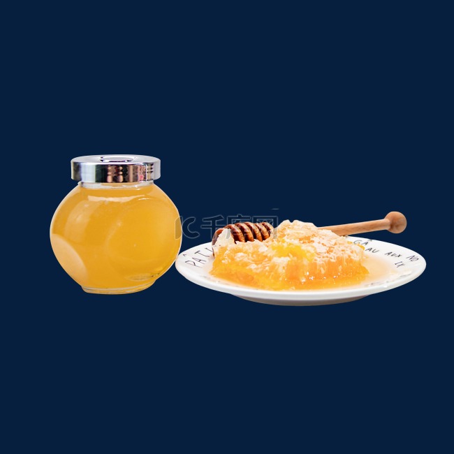 蜂蜜食物蜂蜜罐子