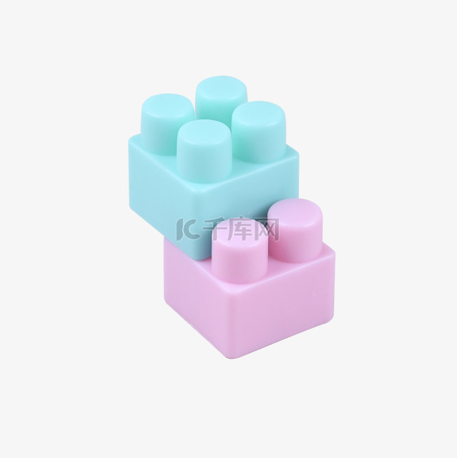 玩具塑料块立方体彩色积木
